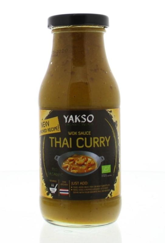 Yakso Yakso Woksauce Curry bio (240 Ml)