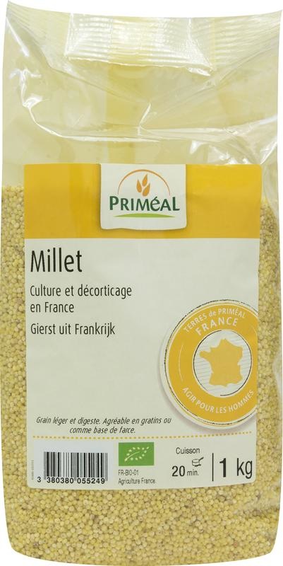 Primeal Primeal Hirse aus Frankreich bio (1 Kilogramm)