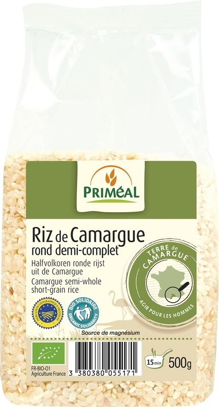 Primeal Primeal Halbvollkorn-Rundreis Camargue Bio (500 gr)