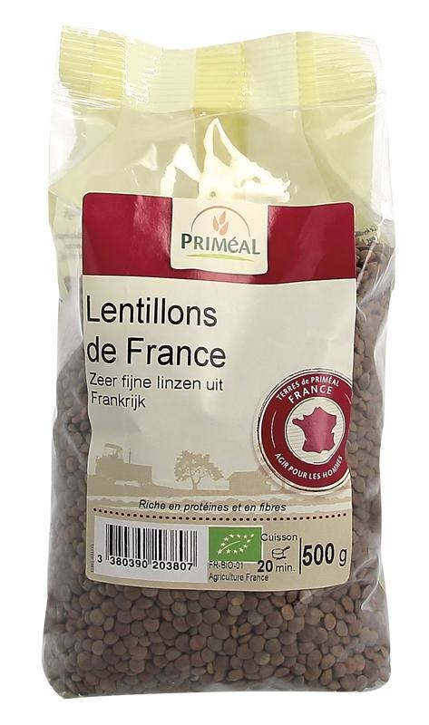 Primeal Primeal Linsen sehr fein Frankreich Bio (500 gr)