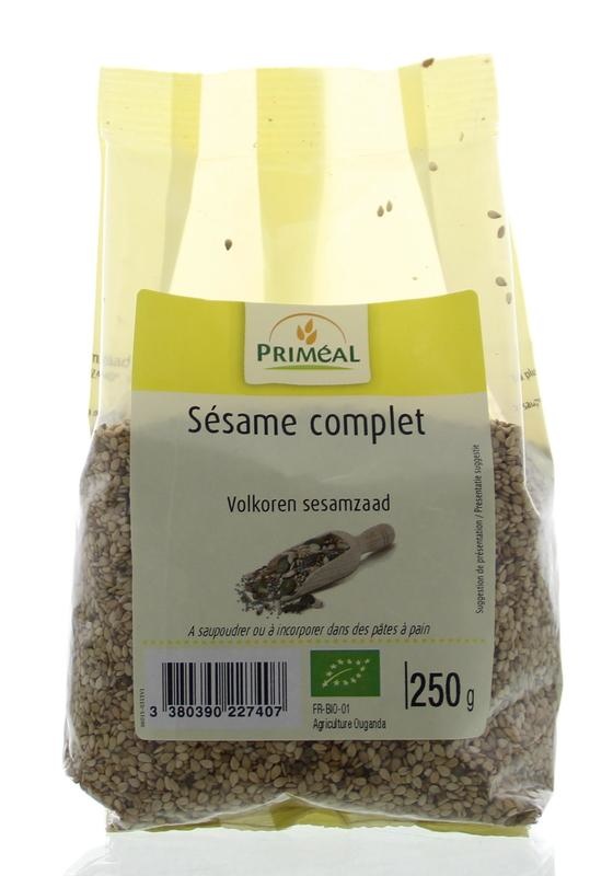 Primeal Primeal Vollkorn-Sesamsamen Bio (250 gr)