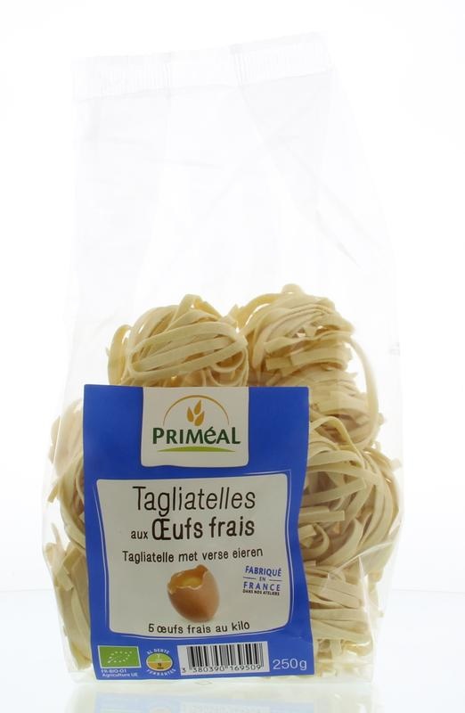 Primeal Primeal Tagliatelle mit frischen Eiern Bio (250 gr)