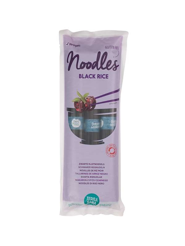 Terrasana Terrasana Schwarze Reisnudeln bio (250 gr)