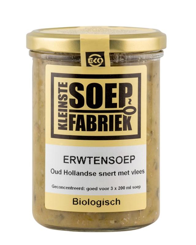 Kleinstesoepfabr Kleinstesoepfabr Erbsensuppe / Snert mit Fleisch Bio (400 gr)