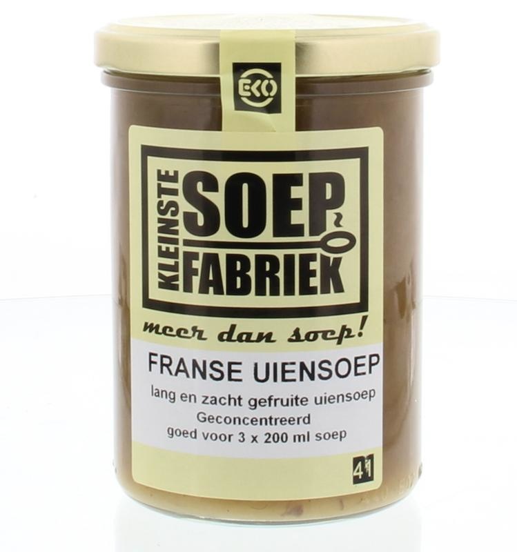 Kleinstesoepfabr Kleinstesoepfabr Französische Zwiebelsuppe vegetarisch bio (400 gr)