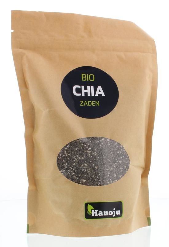 Hanoju Hanoju Chia Samen Papiertüte Bio (500 gr)