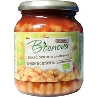 Bionova Bionova Weiße Bohnen in Tomatensauce Bio (340 gr)