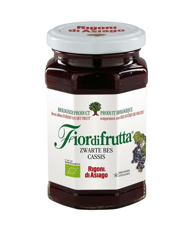Fiordifrutta Schwarze Johannisbeermarmelade bio (250 gr)