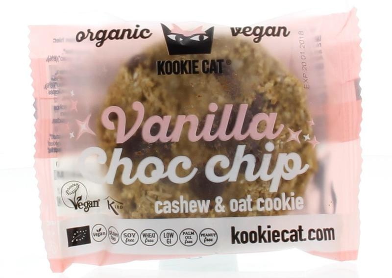 Kookie Cat Kookie Cat Vanille-Schoko-Chip Bio (50 gr)