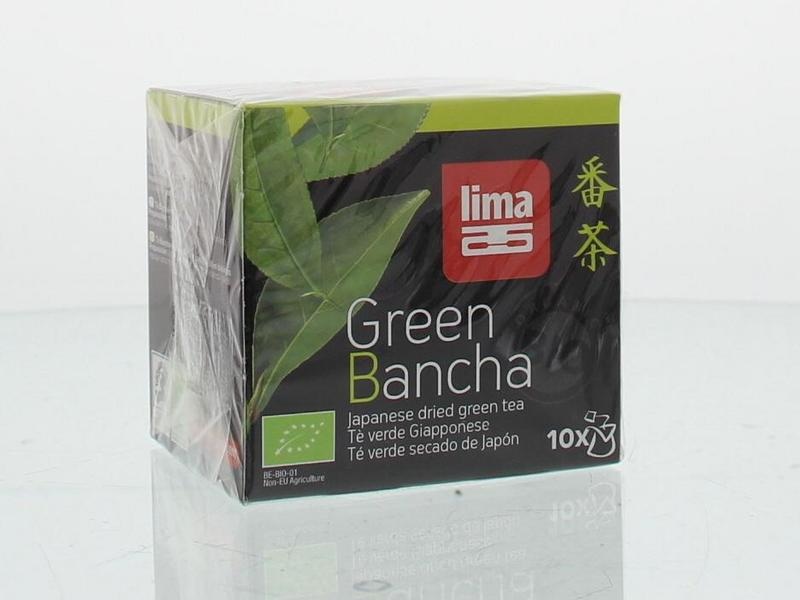 Lima Lima Grüner Bancha Teebeutel bio (10 Stück)
