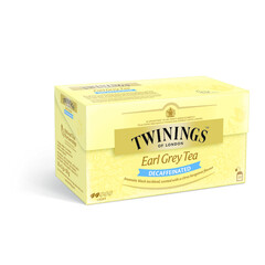 Twinings Earl Grey Decaf Umschlag schwarz 25 Taschen 25 Beutel