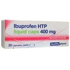 Healthypharm Ibuprofen 400 mg liquid Caps (20 Kapseln)