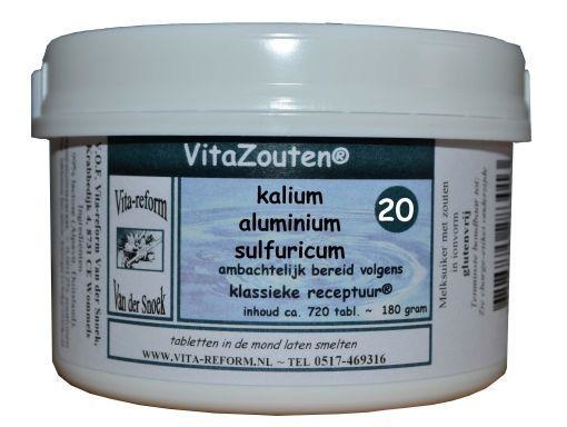 Vitazouten Vitazouten Kaliumaluminium sulfuricum Vita Salz Nr. 20 (720 Tab)