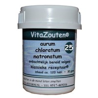 Vitazouten Vitazouten Goldchlor. natronatum Vita Salz Nr. 25 (120 Tabletten)