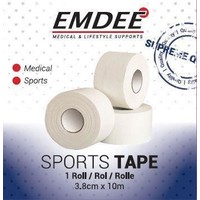 Emdee Emdee Sporttape 3,8 cm x 10 m weiß (1 Stück)