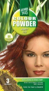Henna Plus Farbpulver 55 Superrot (100 gr)