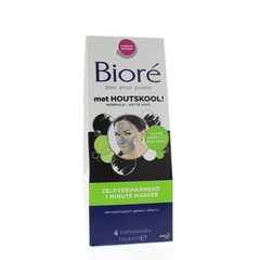 Biore Selbsterwärmende 1-Minuten-Maske (4 Stück)