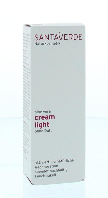 Santaverde Santaverde Aloe Vera Creme leicht parfümfrei (30 Ml)