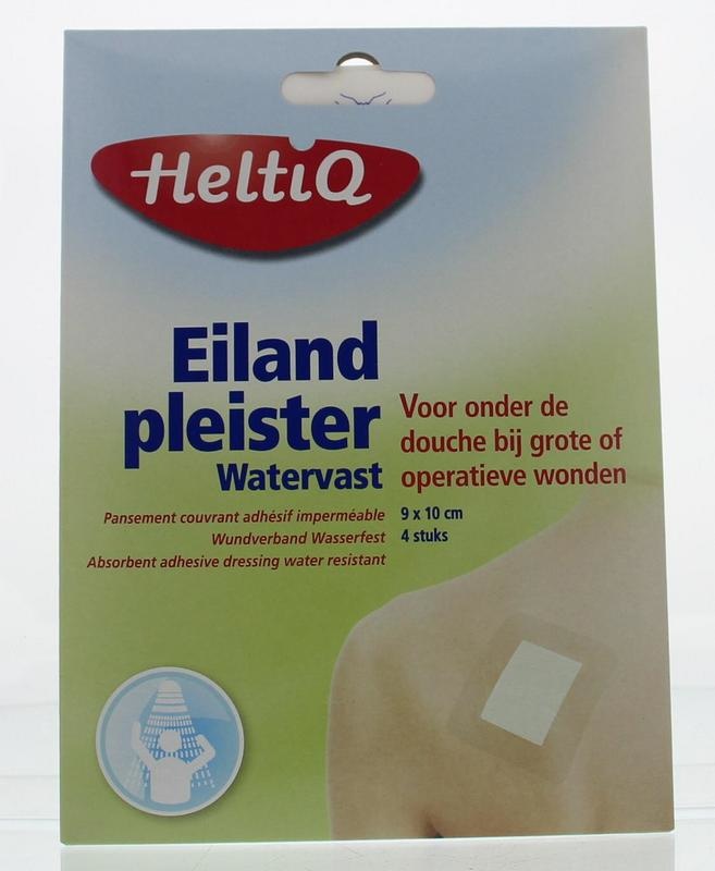Heltiq Inselpflaster wasserfest 9 x 10 cm (4 Stück)