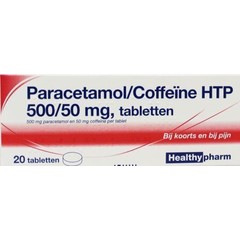 Healthypharm Paracetamol 500 mg Koffein (20 Tab)