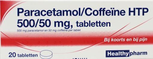 Healthypharm Paracetamol 500 mg Koffein (20 Tab)