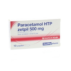 Healthypharm Paracetamol 500 mg (10 Zäpfchen)