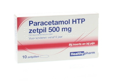 Healthypharm Paracetamol 500 mg (10 Zäpfchen)