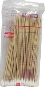 Medeco Wattestäbchen 15 cm kleiner Wattebausch (100 Stück)