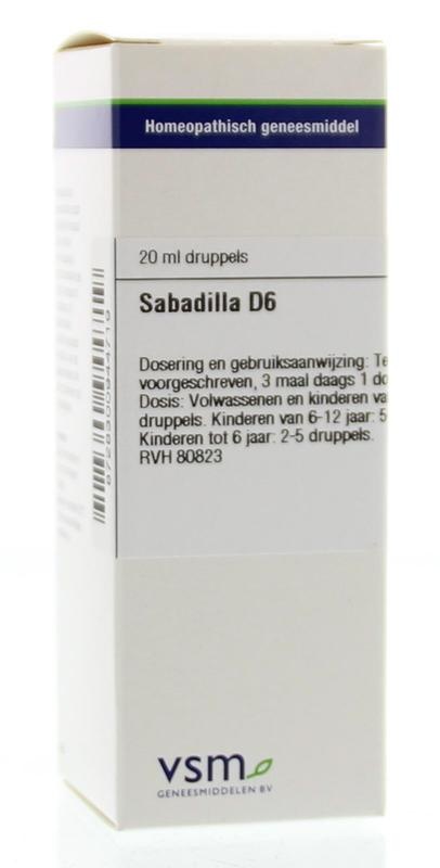 VSM VSM Sabadilla D6 (20ml)