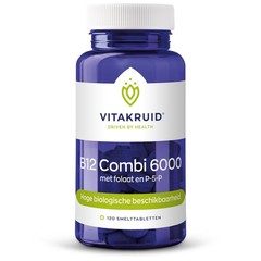 Vitakruid B12 Combi 6000 mit Folat & P-5-P (120 Tabletten)