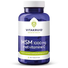 Vitakruid MSM 1000 mg + Vitamin C (120 Tabletten)