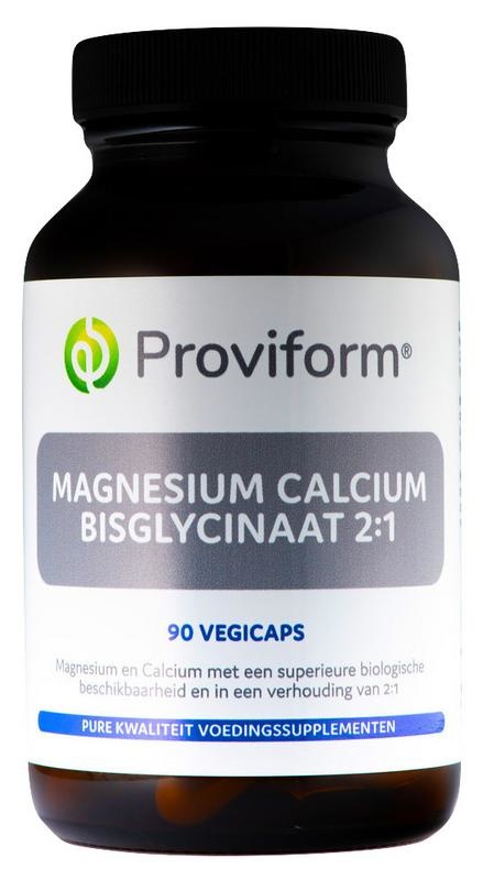 Proviform Proviform Magnesium Calcium Bisglycinat 2:1 & D3 (60 Vegetarische Kapseln)