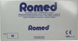 Romed Vinylhandschuh unsteril gepudert M (100 Stück)