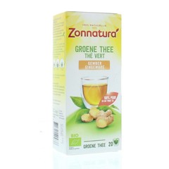 Zonnatura Grüner Tee Ingwer bio (34 gr)