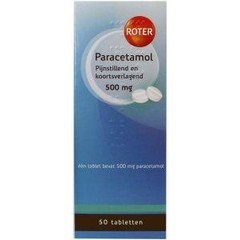 Roter Paracetamol 500 mg (50 Tabletten)