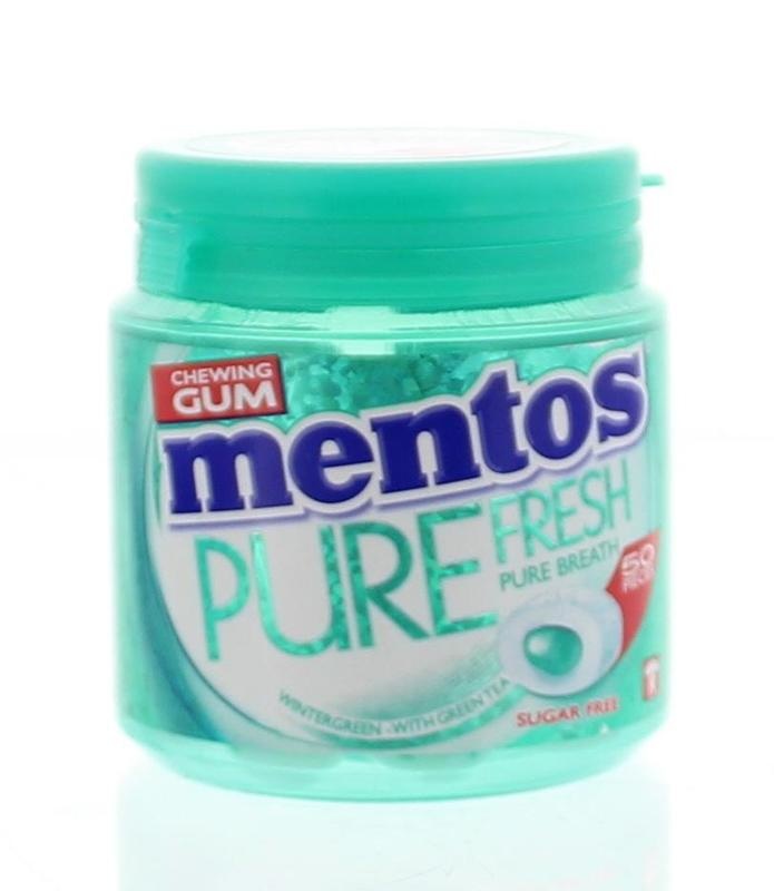 Mentos Gum pure frisches Winterglas (50 Stück)