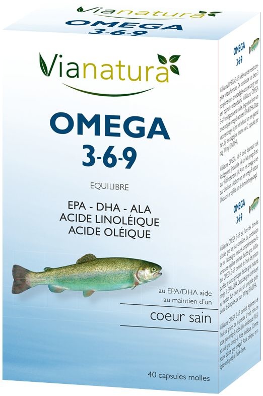 Vianatura Vianatura Omega 3 6 9 (40 Kapseln)