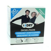 1-2DRY 1-2DRY Achselpads mittel dunkel (20 Stück)