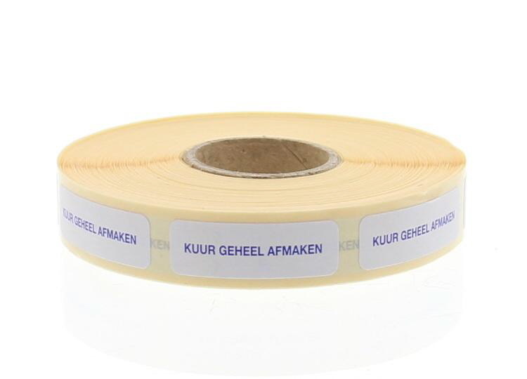 Blockland Komplette Streifenetikettenkur 30 x 7 mm (1000 Stück)