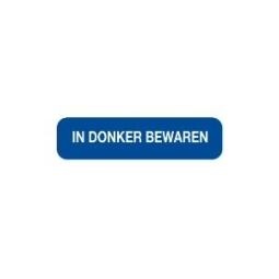 Blockland Etikettenstreifen dunkel 44 x 11 mm (750 Stück)