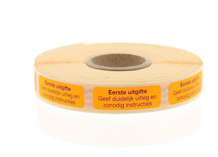 Blockland Streifenetikett Erstausgabe 30 x 10 mm (1000 Stück)
