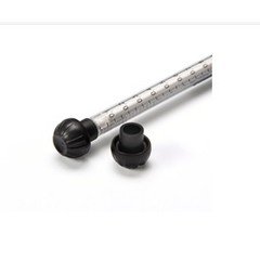 Blockline Spitzenkappe schwarz für 1 Ml Spritze (100 Stück)