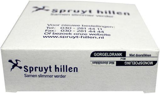 Spruyt Hillen Aufkleber Gurgeln/Mundspülung (1000 Stück)