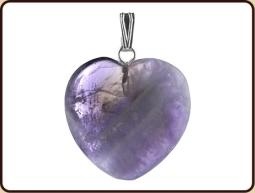 Ruben Robijn Anhänger Herz 20 mm Amethyst (1 Stück)