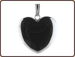 Ruben Robijn Ruben Robijn Anhänger Herz 20 mm Hämatit (1 Stk.)