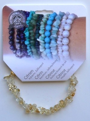 Steengoed Steengoed Spaltarmband Citrin (1 Stück)