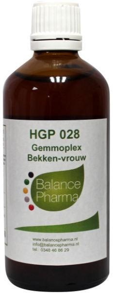 Balance Pharma HGP028 Gemmoplex Becken weiblich (100 Ml)