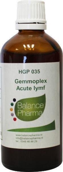 Balance Pharma HGP035 Gemmoplex akute Lymphe (100 Ml)