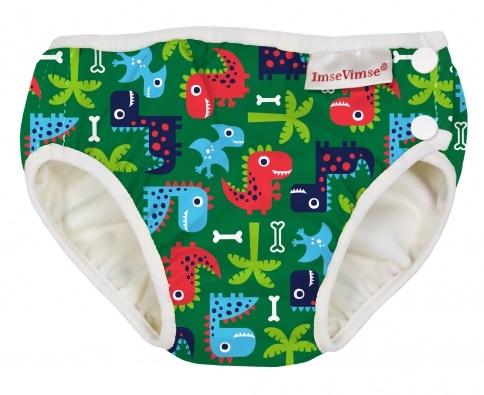 Imsevimse Imsevimse Waschbare Schwimmwindel Green Dinos Newborn 4-6 kg (1 Stück)