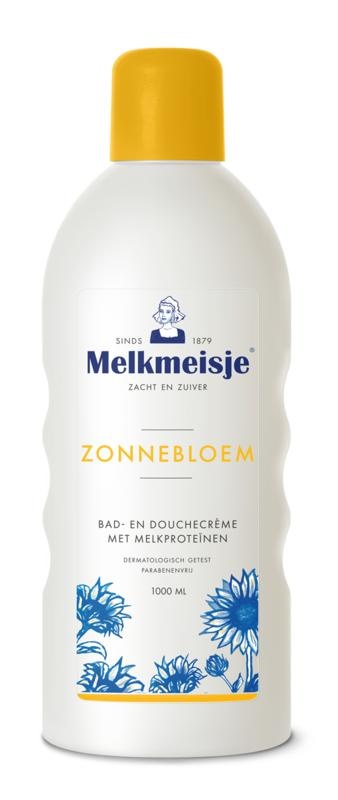 Melkmeisje Sonnenblumenmilch zum Baden und Duschen (1 Liter)
